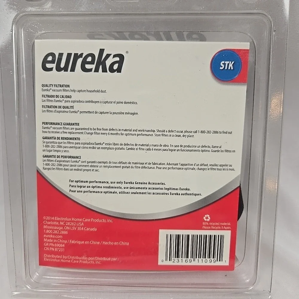 Genuine Eureka STK Filter 61544B 1 vacuum filter‎ (74)